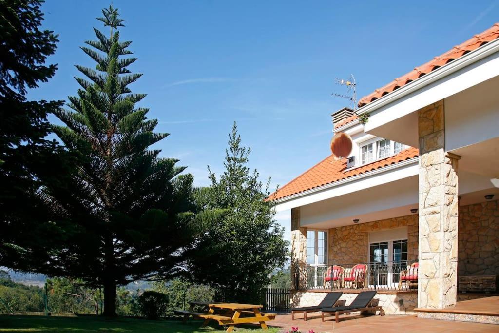 Chalet Con Magnificas Vistas Al Mar Perlora Ngoại thất bức ảnh